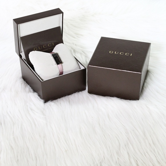 Gucci NWT Pink Ladies Timeless G-Frame Dial Watch - Picture 1 of 7